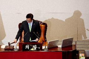 South Korea National Assembly Fails Impeachment - Seoul