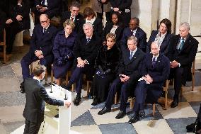 Official Reopening of Notre-Dame de Paris Inside