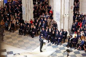 Official Reopening of Notre-Dame de Paris Inside