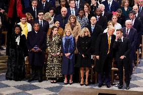 Official Reopening of Notre-Dame de Paris Inside