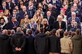 Official Reopening of Notre-Dame de Paris Inside