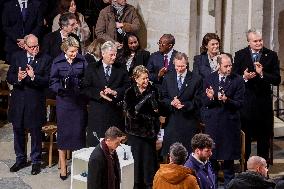 Official Reopening of Notre-Dame de Paris Inside