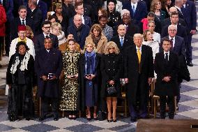 Official Reopening of Notre-Dame de Paris Inside