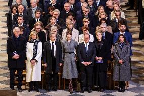 Official Reopening of Notre-Dame de Paris Inside