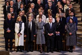 Official Reopening of Notre-Dame de Paris Inside