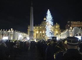 Christmas tree at Vatican