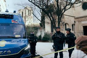 Notre-Dame Reopening Outside Atmosphere - Paris