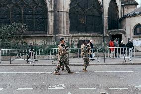 Notre-Dame Reopening Outside Atmosphere - Paris