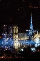 Notre-Dame Reopening Outside from the Montparnasse Tower - Paris