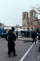 Notre-Dame Reopening Outside Atmosphere - Paris