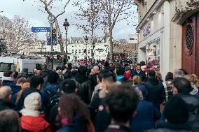 Notre-Dame Reopening Outside Atmosphere - Paris