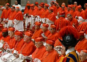 Pope Francis Leads A Consistory For The Creation Of New Cardinals - Vatican