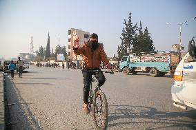 Rebels Led By HTS In Hama - Syria