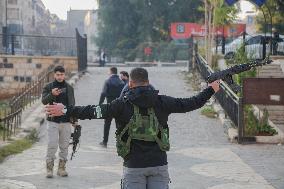 Rebels Led By HTS In Hama - Syria