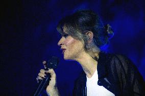 Alessandra Amoroso On Stage At The Kioene Arena In Padua