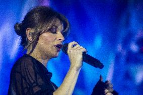 Alessandra Amoroso On Stage At The Kioene Arena In Padua