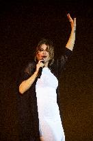 Alessandra Amoroso On Stage At The Kioene Arena In Padua