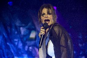 Alessandra Amoroso On Stage At The Kioene Arena In Padua