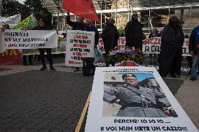 Demonstration Against The Policies Of The Mayor Of Rome Roberto Gualtieri