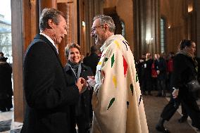 Start Of The First Mass For The Public Notre-Dame Cathedral - Paris