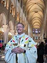 Start Of The First Mass For The Public Notre-Dame Cathedral - Paris