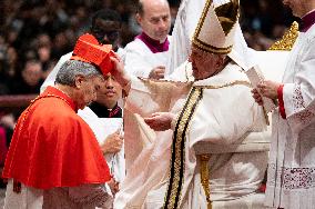 Pope Francis Presides Over Consistory For Creation Of New Cardinals