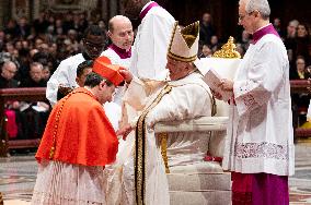 Pope Francis Presides Over Consistory For Creation Of New Cardinals