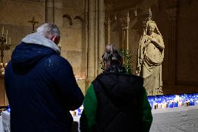 Religious Festival Of Lights In Lyon