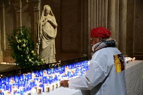 Religious Festival Of Lights In Lyon