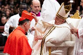 Pope Francis Presides Over Consistory For Creation Of New Cardinals