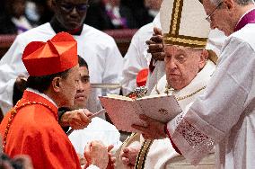 Pope Francis Presides Over Consistory For Creation Of New Cardinals