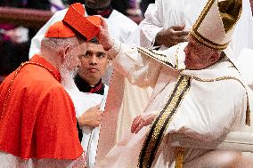 Pope Francis Presides Over Consistory For Creation Of New Cardinals