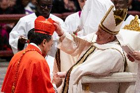 Pope Francis Presides Over Consistory For Creation Of New Cardinals