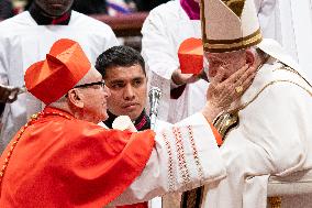 Pope Francis Presides Over Consistory For Creation Of New Cardinals