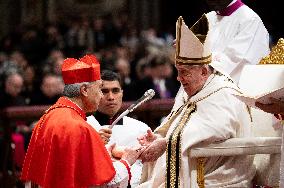 Pope Francis Presides Over Consistory For Creation Of New Cardinals