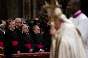 Pope Francis Presides Over Consistory For Creation Of New Cardinals