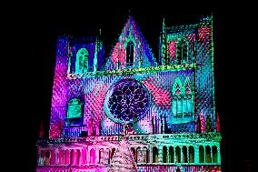 Religious Festival Of Lights In Lyon