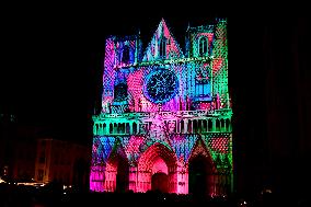 Religious Festival Of Lights In Lyon