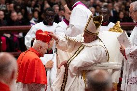 Pope Francis Presides Over Consistory For Creation Of New Cardinals