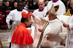 Pope Francis Presides Over Consistory For Creation Of New Cardinals