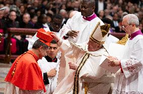 Pope Francis Presides Over Consistory For Creation Of New Cardinals