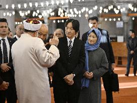 Japan crown prince, crown princess in Turkey