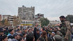 Celebrations Of Controlling Hama Continue In Al-Assi Square