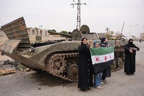 Celebrations Of Controlling Hama Continue In Al-Assi Square