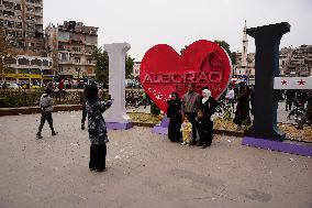 Celebrations Of Controlling Hama Continue In Al-Assi Square