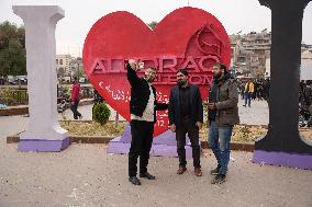 Celebrations Of Controlling Hama Continue In Al-Assi Square