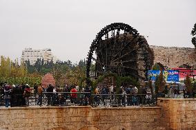 Celebrations Of Controlling Hama Continue In Al-Assi Square