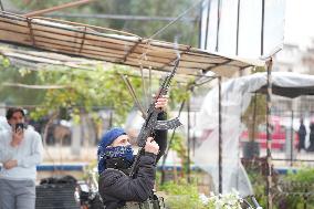 Celebrations Of Controlling Hama Continue In Al-Assi Square