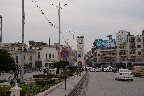 Celebrations Of Controlling Hama Continue In Al-Assi Square