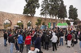 Celebrations Of Controlling Hama Continue In Al-Assi Square